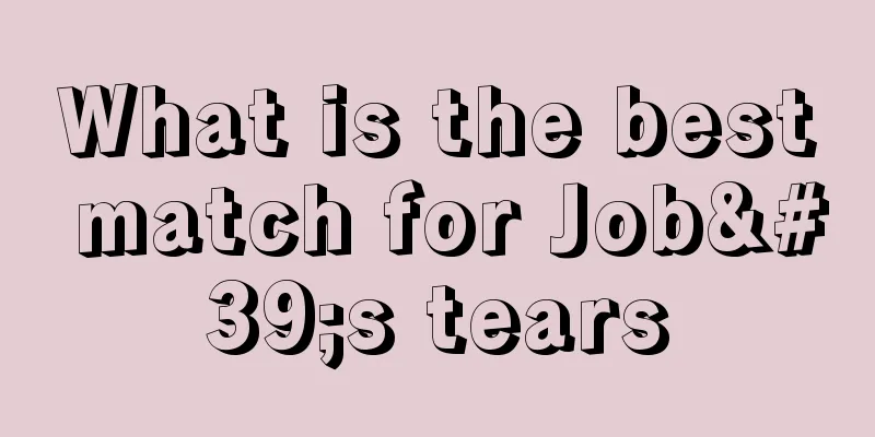 What is the best match for Job's tears