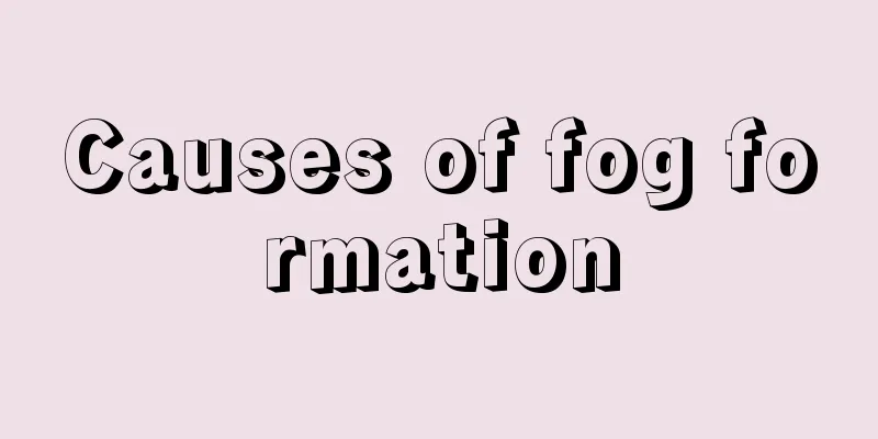 Causes of fog formation