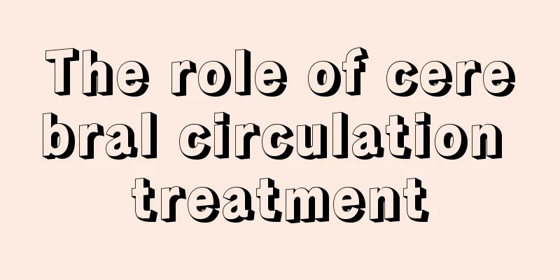 The role of cerebral circulation treatment