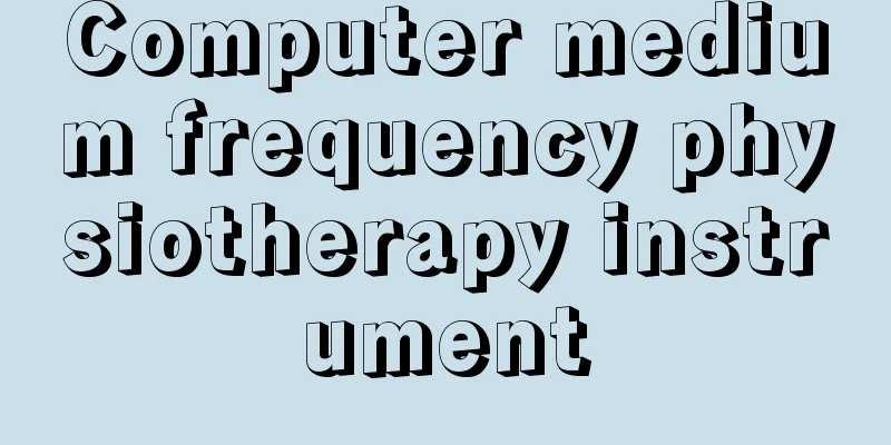 Computer medium frequency physiotherapy instrument