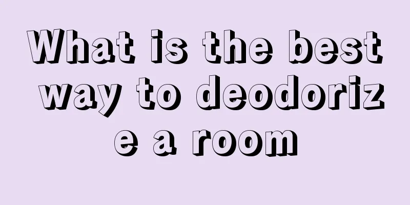 What is the best way to deodorize a room