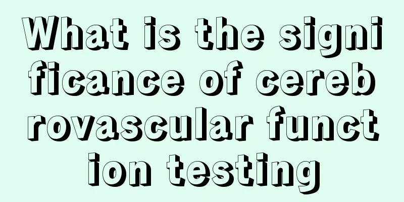 What is the significance of cerebrovascular function testing