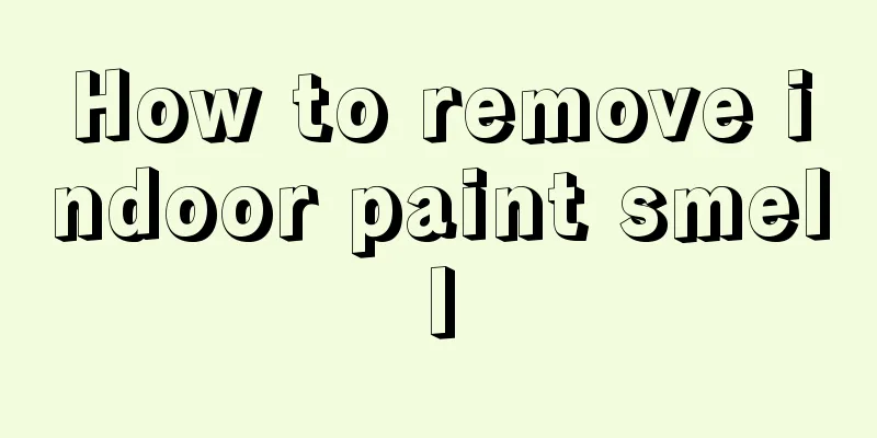 How to remove indoor paint smell