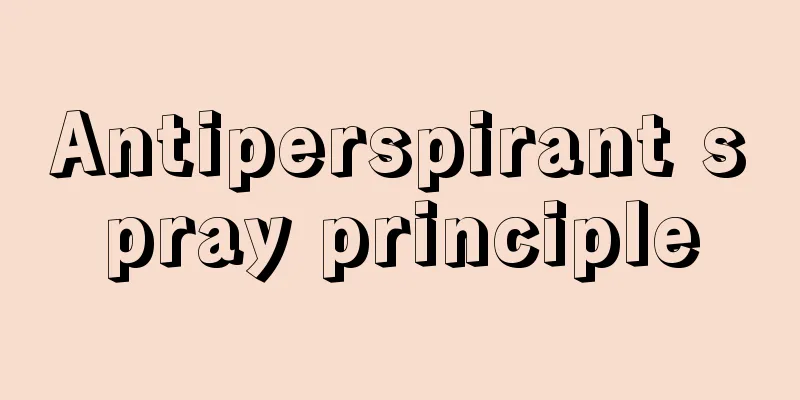Antiperspirant spray principle