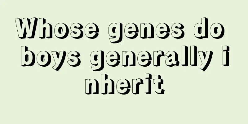 Whose genes do boys generally inherit