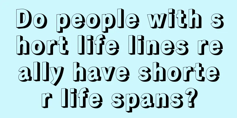 Do people with short life lines really have shorter life spans?