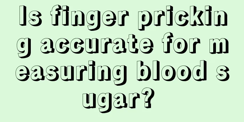 Is finger pricking accurate for measuring blood sugar? 