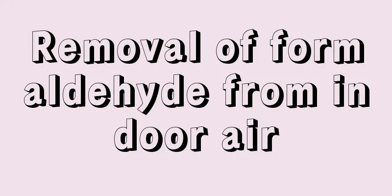 Removal of formaldehyde from indoor air