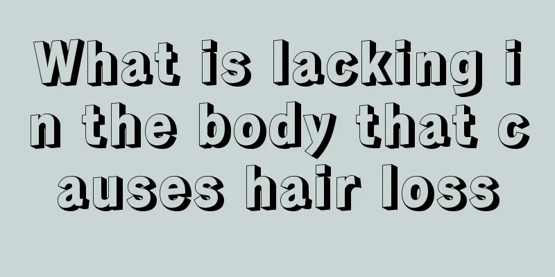 What is lacking in the body that causes hair loss