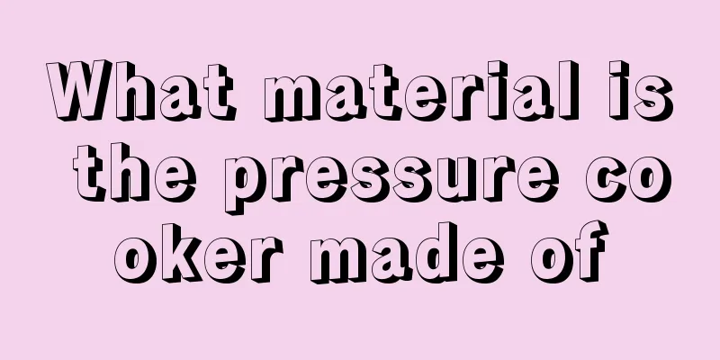 What material is the pressure cooker made of