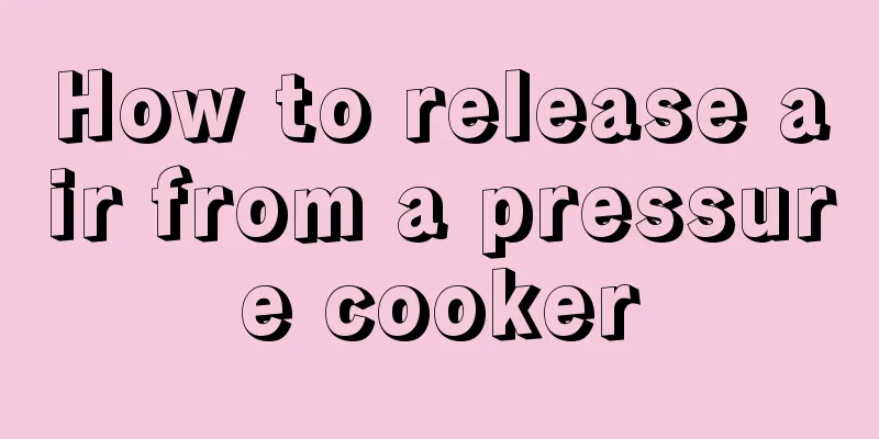 How to release air from a pressure cooker