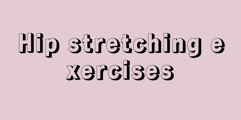 Hip stretching exercises