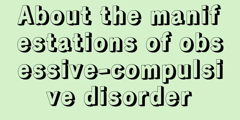 About the manifestations of obsessive-compulsive disorder