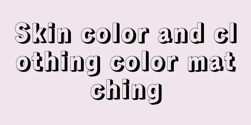 Skin color and clothing color matching