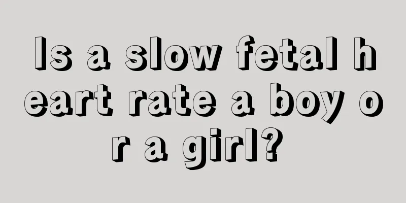 Is a slow fetal heart rate a boy or a girl? 