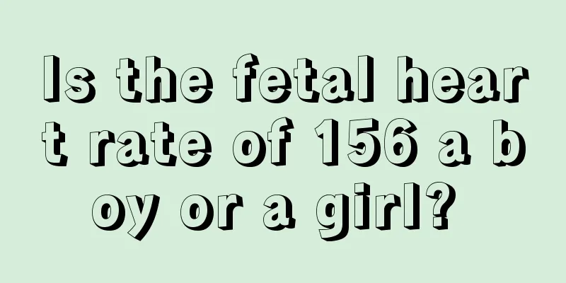 Is the fetal heart rate of 156 a boy or a girl? 