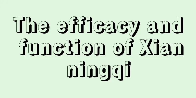The efficacy and function of Xianningqi