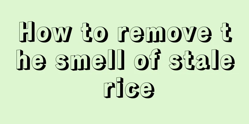 How to remove the smell of stale rice