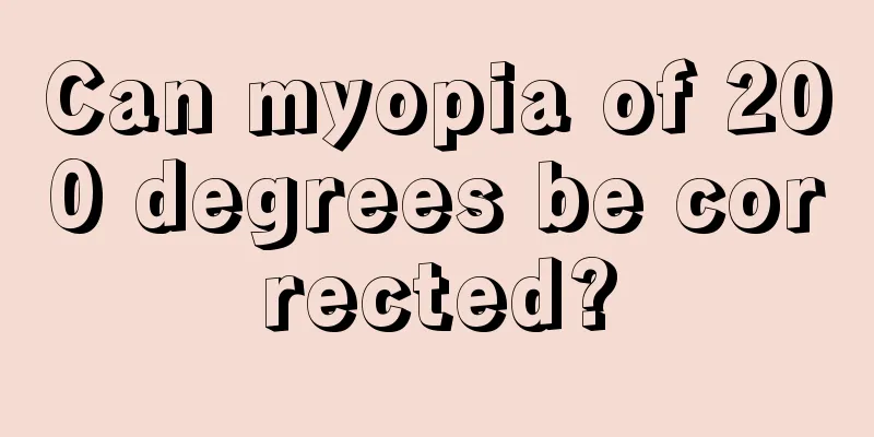 Can myopia of 200 degrees be corrected?