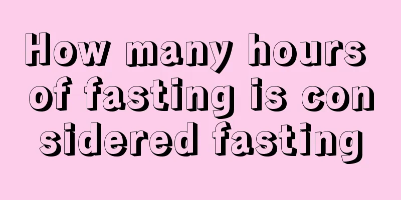 How many hours of fasting is considered fasting