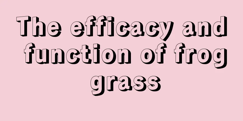 The efficacy and function of frog grass
