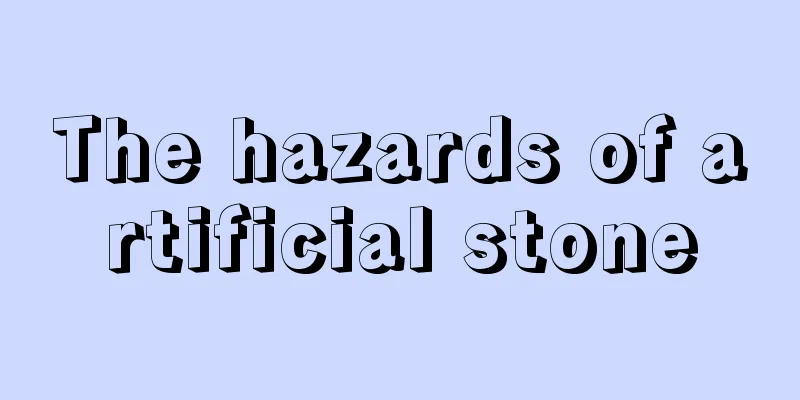 The hazards of artificial stone