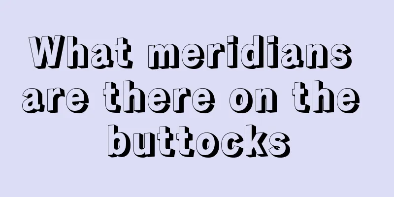 What meridians are there on the buttocks