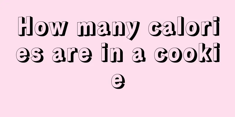How many calories are in a cookie
