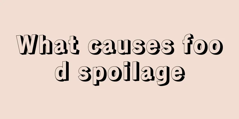 What causes food spoilage