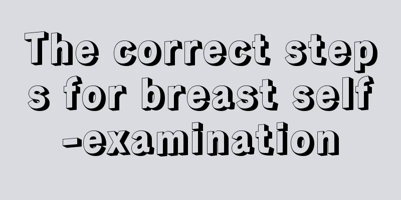 The correct steps for breast self-examination