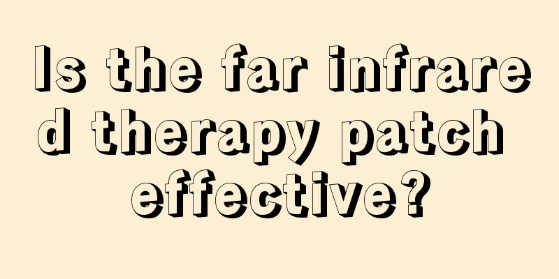 Is the far infrared therapy patch effective?