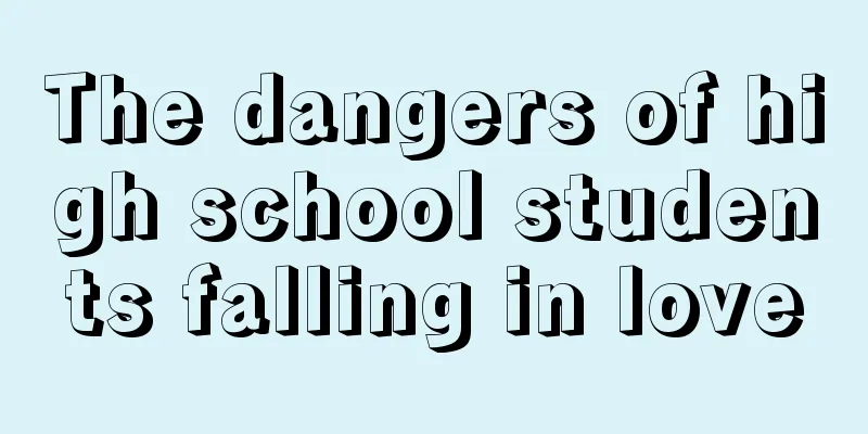 The dangers of high school students falling in love
