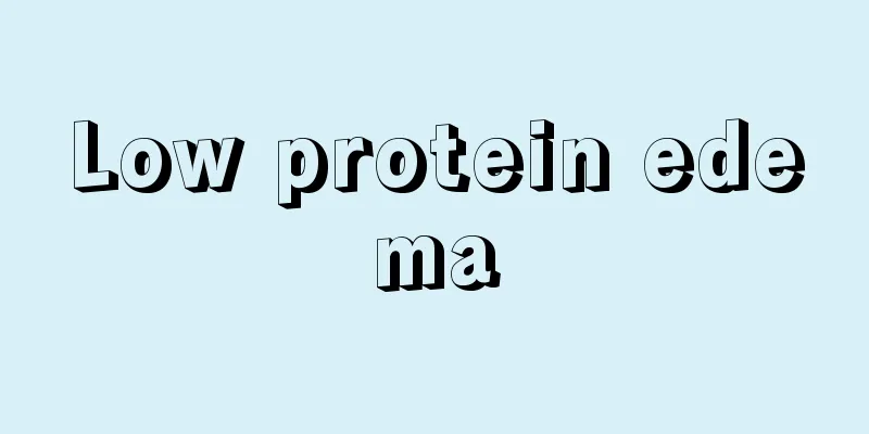 Low protein edema