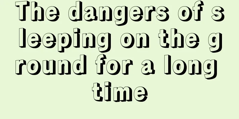 The dangers of sleeping on the ground for a long time