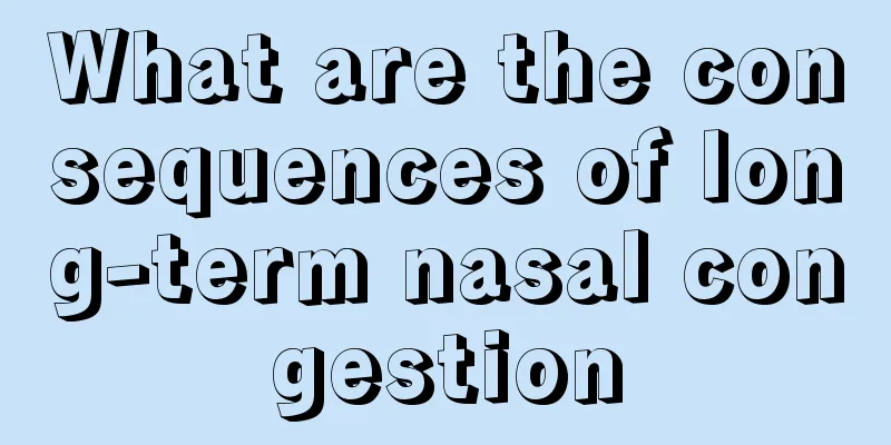 What are the consequences of long-term nasal congestion