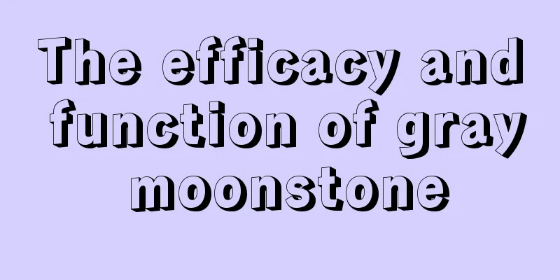 The efficacy and function of gray moonstone