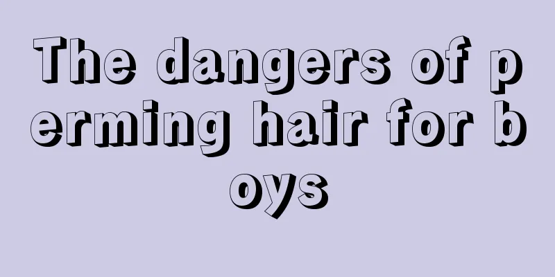 The dangers of perming hair for boys