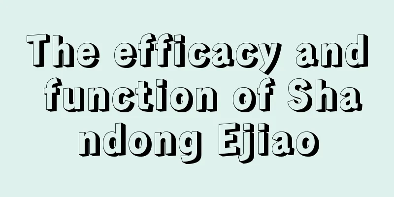 The efficacy and function of Shandong Ejiao
