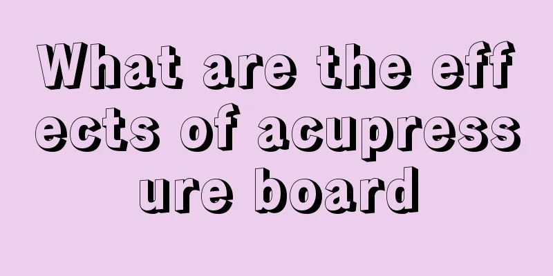 What are the effects of acupressure board