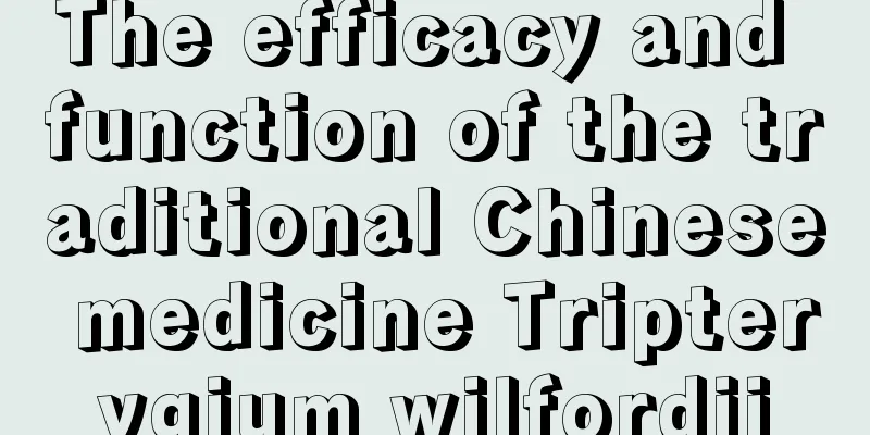 The efficacy and function of the traditional Chinese medicine Tripterygium wilfordii