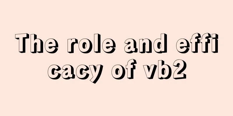 The role and efficacy of vb2