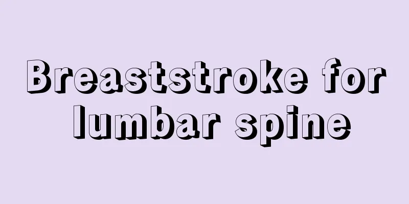 Breaststroke for lumbar spine