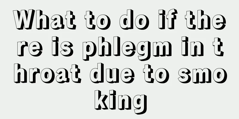What to do if there is phlegm in throat due to smoking