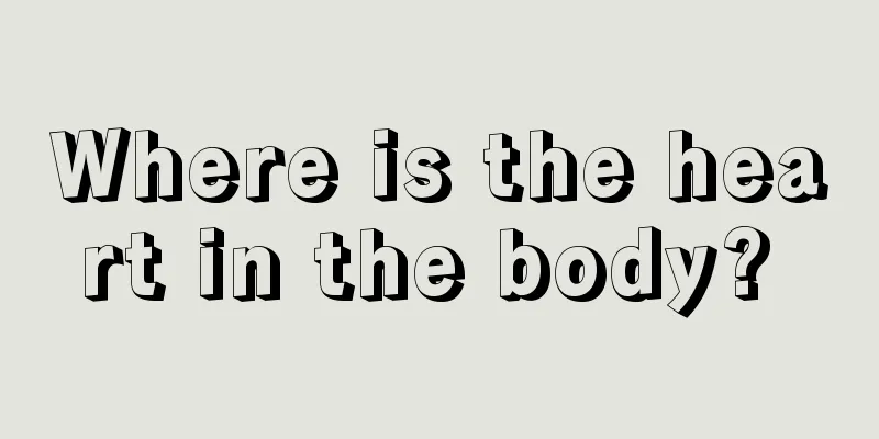 Where is the heart in the body? 