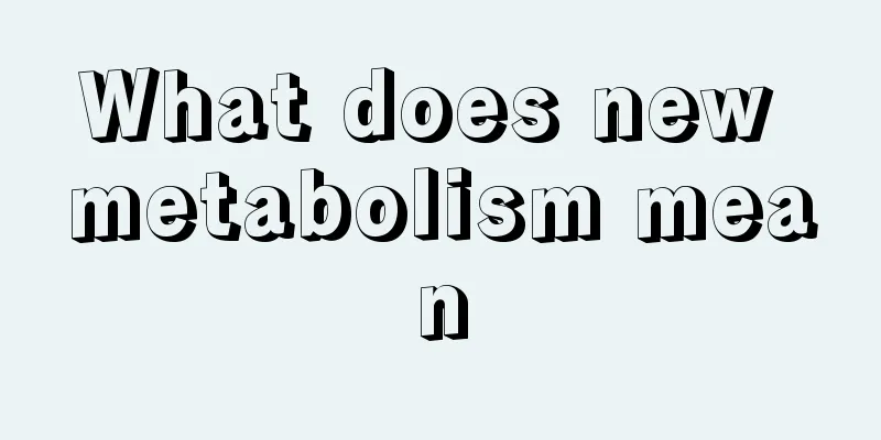 What does new metabolism mean