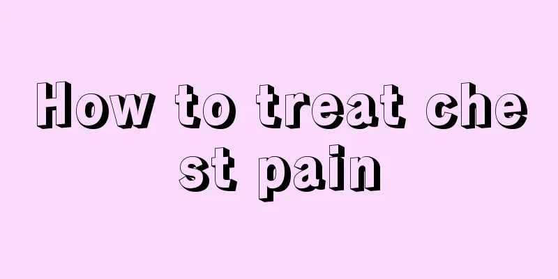 How to treat chest pain