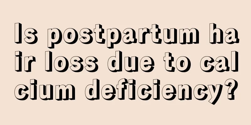 Is postpartum hair loss due to calcium deficiency?