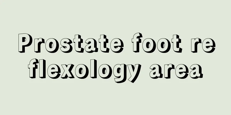 Prostate foot reflexology area