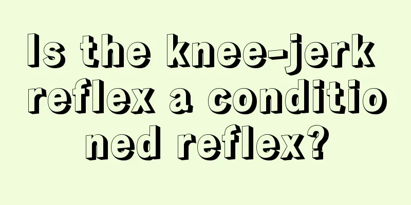 Is the knee-jerk reflex a conditioned reflex?