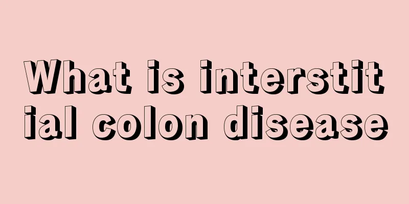 What is interstitial colon disease